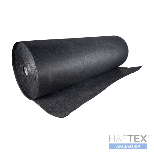 Fizelina CZARNA 35g + 11g kleju - wyrywalna w jednym kierunku – ROLKA 45 cm × 100 m